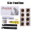 Kit de Reparo de Pneus de Bicicleta com Remendos e Selante 4