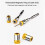 Fankiway magnetische ring voor 6,35 mm schroevendraaierbits, 3-pack 6