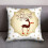 Housse de coussin décorative en forme de cœur 30 x 30 cm 7