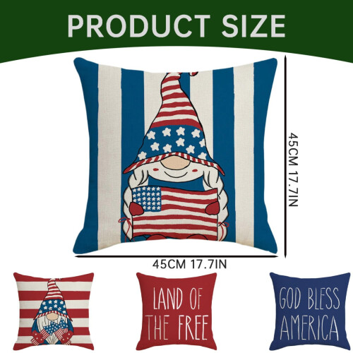 Pillowcase for Independence Day pillow set1piece 2