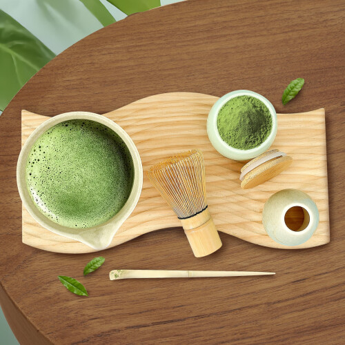 Set da tè matcha in stile giapponese con misurino (1 set) 1