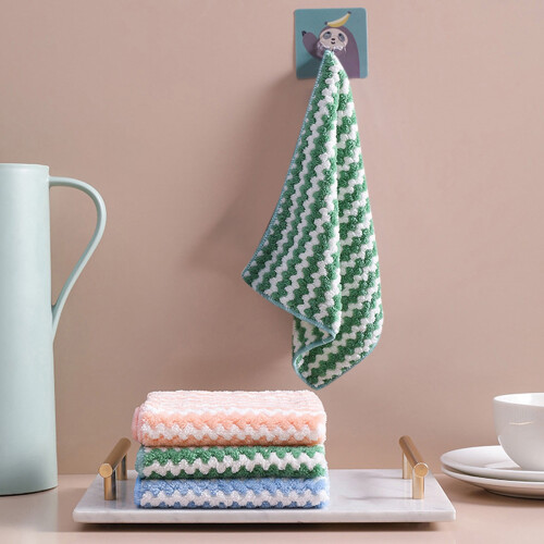 Torchons en microfibre, mélange de coton, lot de 4 1
