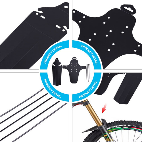 Σετ λασπωτήρων ποδηλάτου εμπρός και πίσω Fixie3 τεμαχίων 2