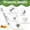 Fourchette à pastèque en acier inoxydable, 6 pièces 6