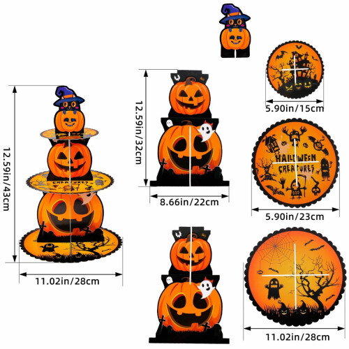 Cupcake-standerholder 3-lags dessertdisplay 2