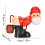 Christmas bubble machine with music and lights 60ml 2