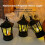 Lampe de lecture LED, décoration d'Halloween et de Noël, 1 pièce 7