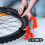 Suporte para alinhamento de rodas de bicicleta com ferramenta de ajuste 4