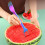 Coupe-pastèques et melons 2 en 1 en acier inoxydable 7