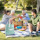 Insulated Canvas Lunch Tote Bag Large Capacity 6