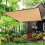Στέγαστρο Fankiway Sun Shade, Ορθογώνιο εξωτερικό σκίαστρο για πισίνα κήπου, τέντα με 8