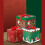 Plaid Christmas nesting boxes with lids3pcs 7