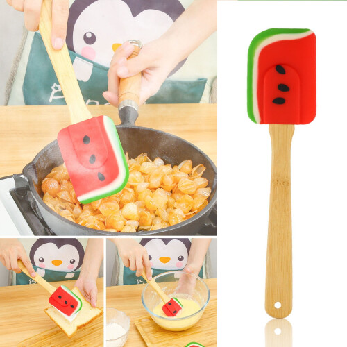 Silikon kakeskrape vannmelondesign 1 stk. 1