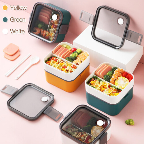 Boîte à lunch compatible micro-ondes avec récipient de conservation des aliments 2