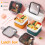 Boîte à lunch compatible micro-ondes avec récipient de conservation des aliments 4