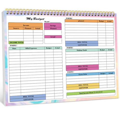 Donemore Budget Planner2024Ημερήσιο Εβδομαδιαίο Σημειωματάριο Πηνίων 1