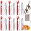 Grusce Meeresfrüchte-Cracker-Set, 21-teilig: 6 Cracker, 6 Gabeln 2