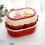 Boîte à lunch double compartiment Giyblacko pour conserver les aliments 2