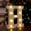 Kerstalfabetverlichting, feestdecoratie 2