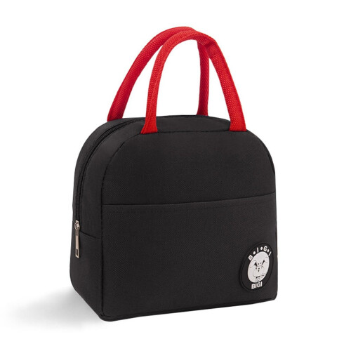 Isolierte Lunchtasche mit Cartoon-Print, 1 Stück 1