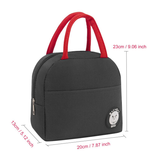 Isolierte Lunchtasche mit Cartoon-Print, 1 Stück 2