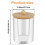 Porte-coton Grusce empilable, lot de 4, 283 g 7