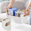 Bacs de rangement empilables en plastique avec couvercles 2