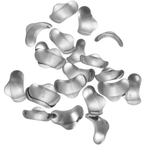 Zahnmatrix-Set, Metall, teilweise gebogen, 100 Stück 1