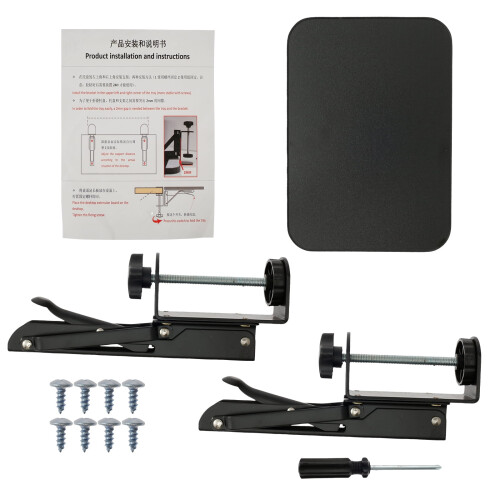 Plateau d'extension de clavier réglable et pliable avec repose-poignets 2