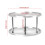 Winysin2 tier lazy susan organizer for kitchen cabinet 3