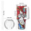 Vaso personalizado de Hello Kitty de 40 oz, acero inoxidable 5