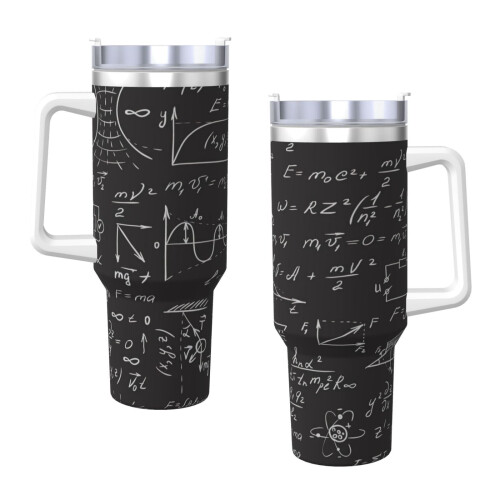 Matematisk ligningsglass i rustfritt stål, 40 oz 2