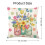 Fundas de almohada de primavera estilo rústico de lino, 45x45 cm. 2