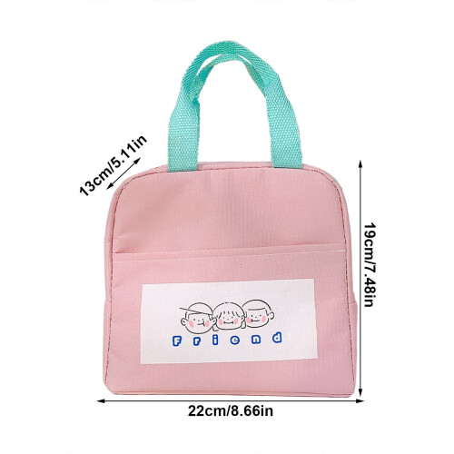 Sac isotherme portable grande capacité pour le déjeuner 2