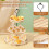 Træ Cupcake Stand Rund 3-lags Dessertbakke 3