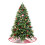 Jupe de sapin de Noël rose 91 cm 6