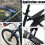 Set apărători pentru biciclete de munte reglabile față și spate 5