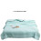 Cooling Quilted AC Blanket Silk Solid Color 1pc 3