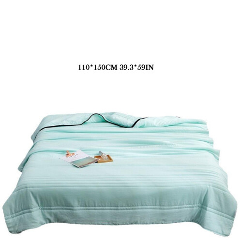 Cooling Quilted AC Blanket Silk Solid Color 1pc 2
