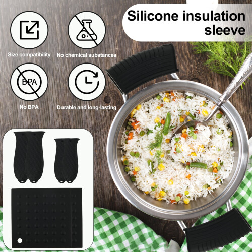 Silikon-Griffhalter für Gusseisentöpfe 2