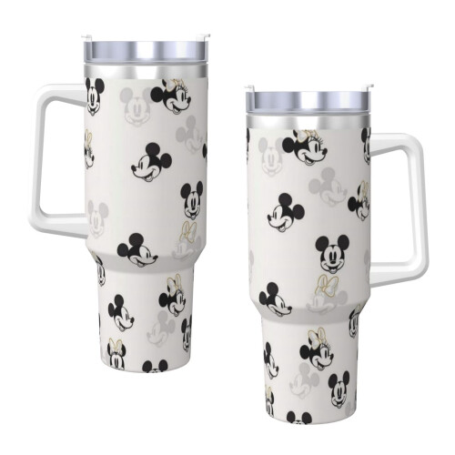 Ποτήρι Mickey Mouse 40oz από ανοξείδωτο ατσάλι με λαβή και 2