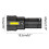 Fankiway LED-taskulamppu USB-ladattava 12 LED ulkokäyttöön 3
