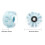 1 Pcs Roller Skate Wheels 58mm X 32mm Luminous Quad Roller Skateboard Roller Skates Light  Wheels 7
