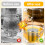 Rustfrit stål honningkage te-infuser med kæde finmasket 5