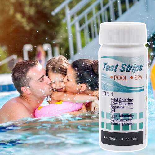 Fankiway Pool and Spa Testremsor 7-i-1 100-pack 2