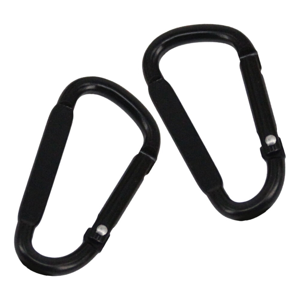 D-Shaped Locking Carabiner Aluminum Alloy 20 Pcs 301029632617