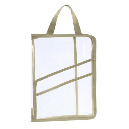 AuroraX Brown Expanding File Folder Bag 8.5 x 11 in 1