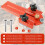 Grusce Thin Rip Table Saw Jig Εργαλείο φράχτη αλουμινίου ρυθμιζόμενο 2