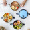 Lunchbox aus Edelstahl mit gebogenem Griff, 1,2 l 4