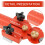 Grusce Thin Rip Table Saw Jig Εργαλείο φράχτη αλουμινίου ρυθμιζόμενο 6